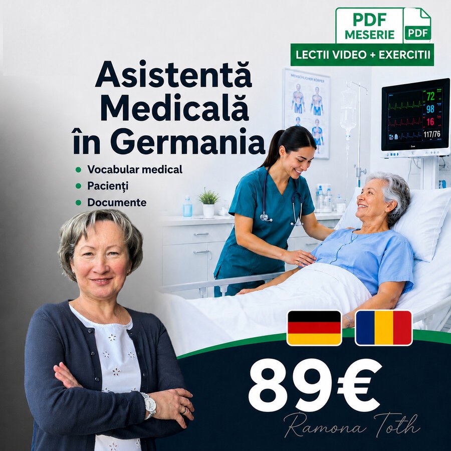 Curs de germană pentru asistente medicale în Germania
