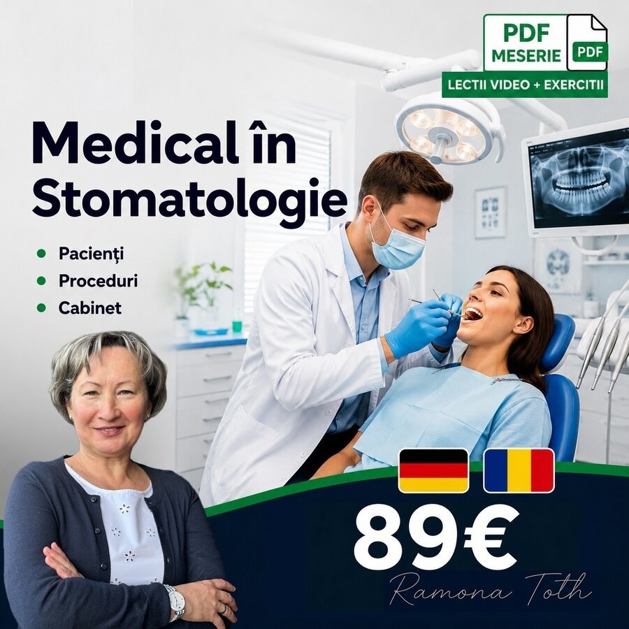 Curs de germană pentru asistente de stomatologie în Germania